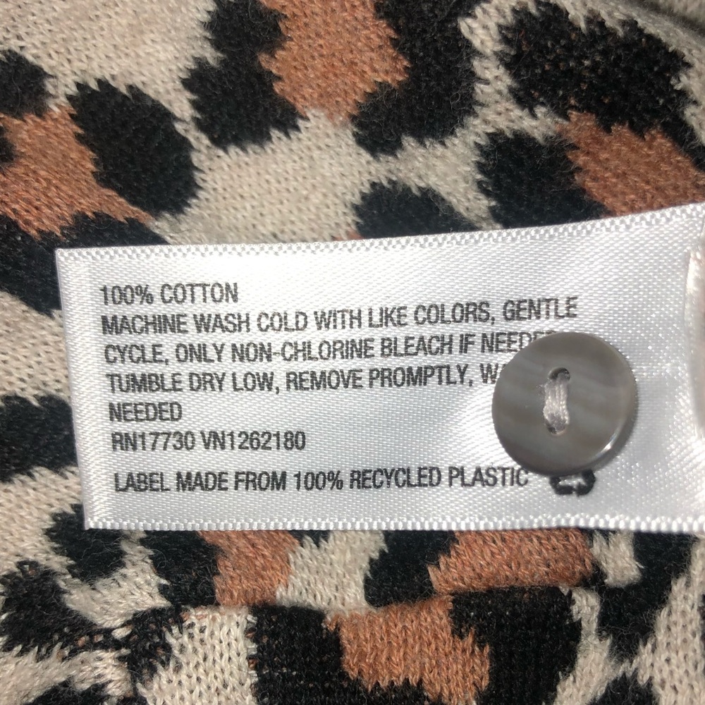 Leopard-Print Cardigan - Picture 3 of 4